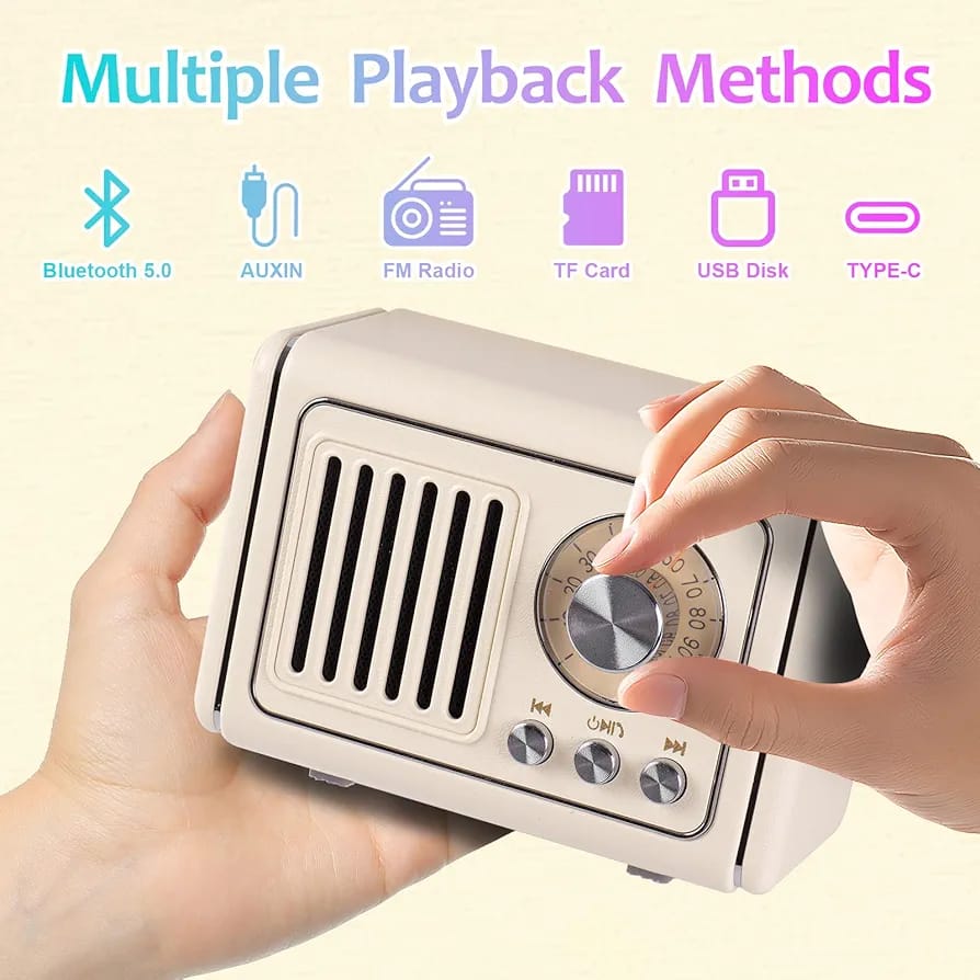 Cute Aesthetic Portable Wireless Bluetooth Speaker