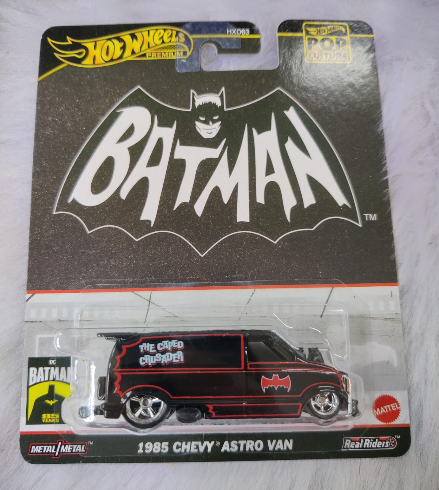 Hot Wheels Batman : 1985 Chevy Astro Van Vehicle Exclusive Collection - No Cod Allowed On this Product - Prepaid Orders Only