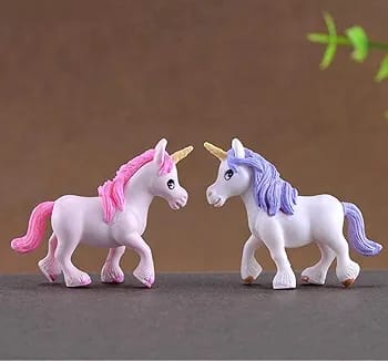 Cute Unicorn Figures (Set of 2)