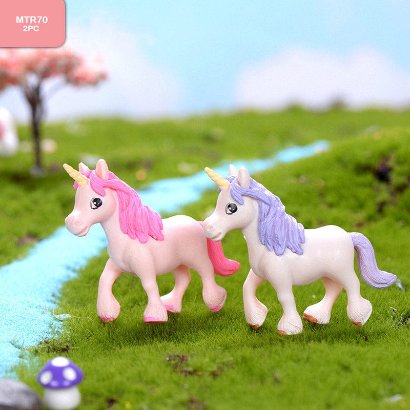 Cute Unicorn Figures (Set of 2)