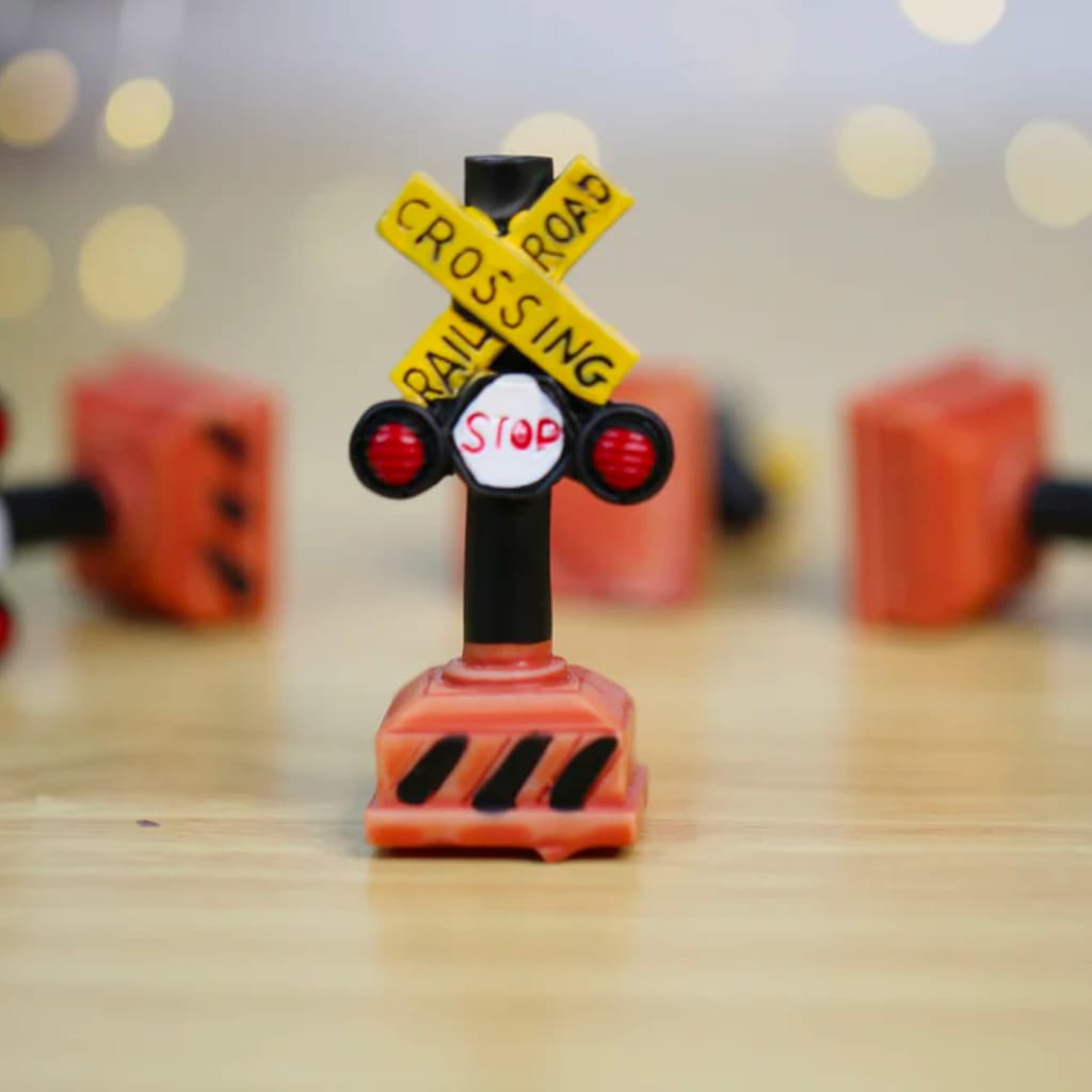 Rail Road Crossing Mini Figure