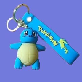 Pokemon 3D Silicon Keychain with Bag Charm and Strap (Choose From Drop Down Menu)