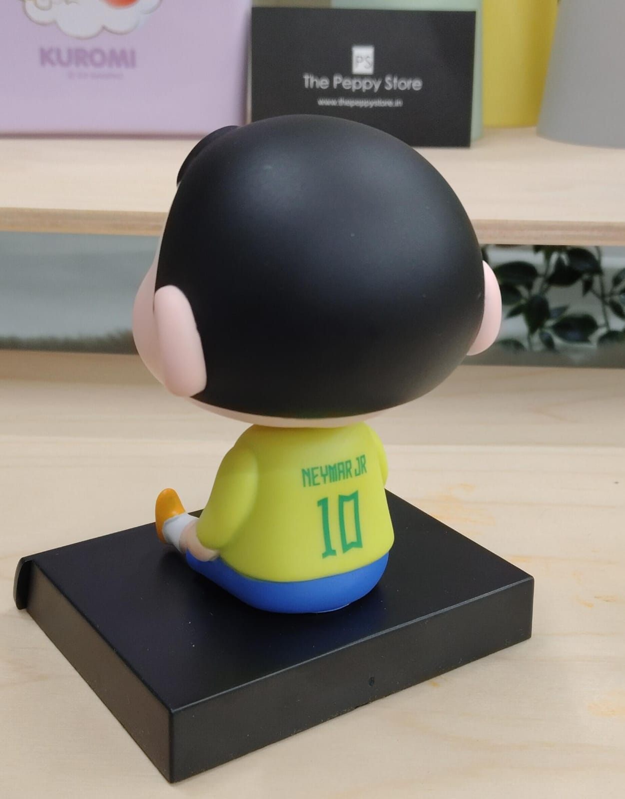 Shinchan Football Players Cosplay Version Bobblehead With Phonestand (Select From Drop Down)