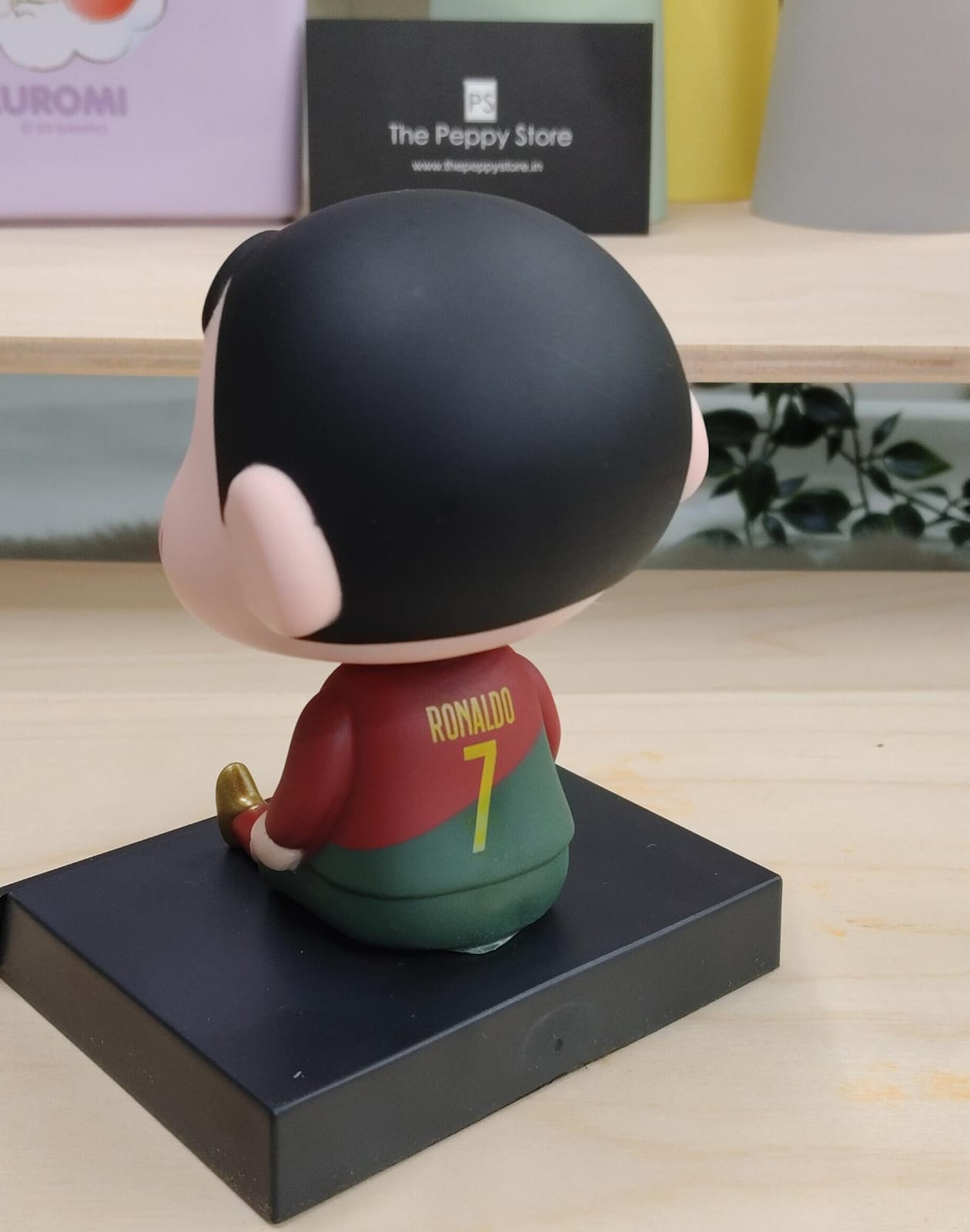 Shinchan Football Players Cosplay Version Bobblehead With Phonestand (Select From Drop Down)