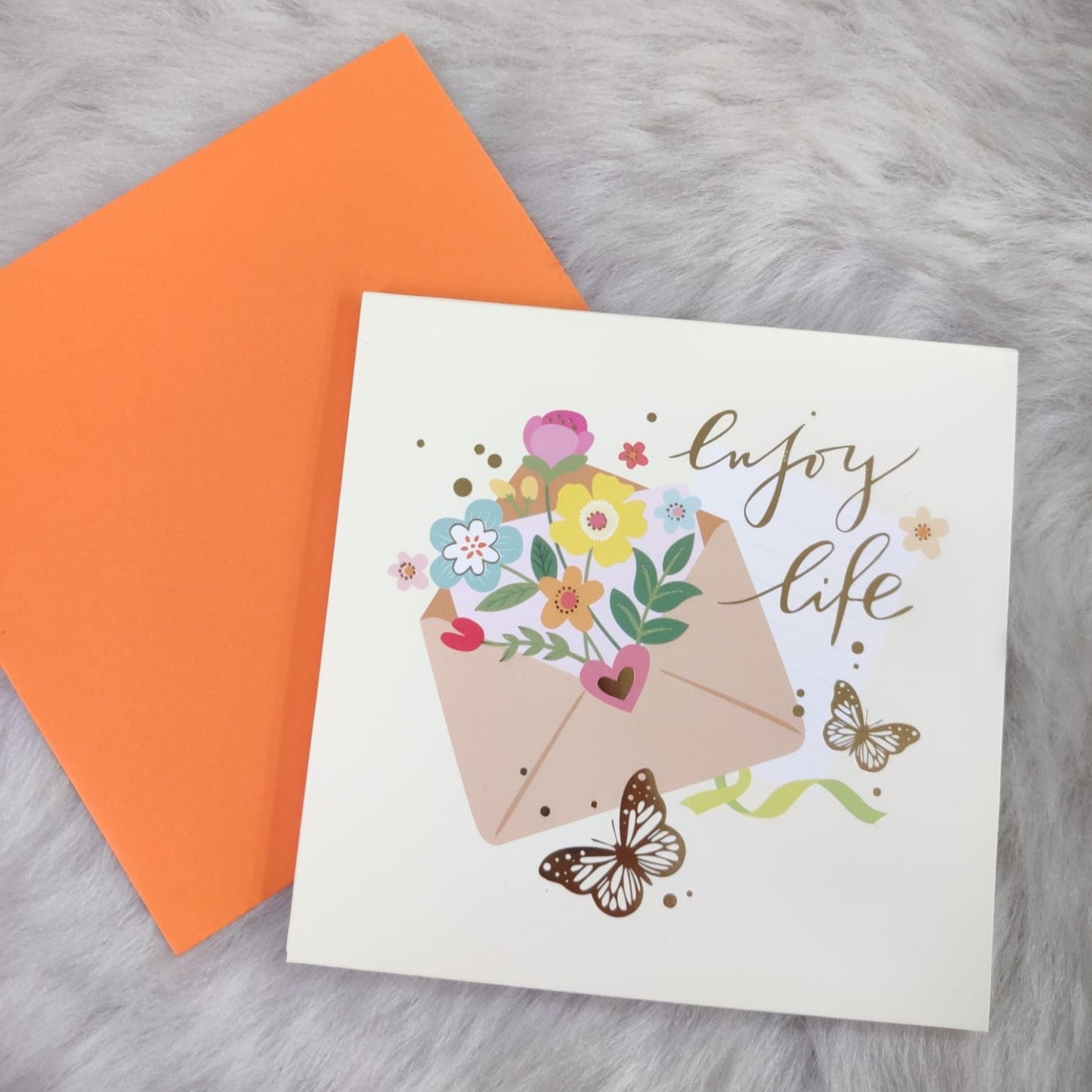 Enjoy Life Have A Nice Day Pop Up Greeting Card