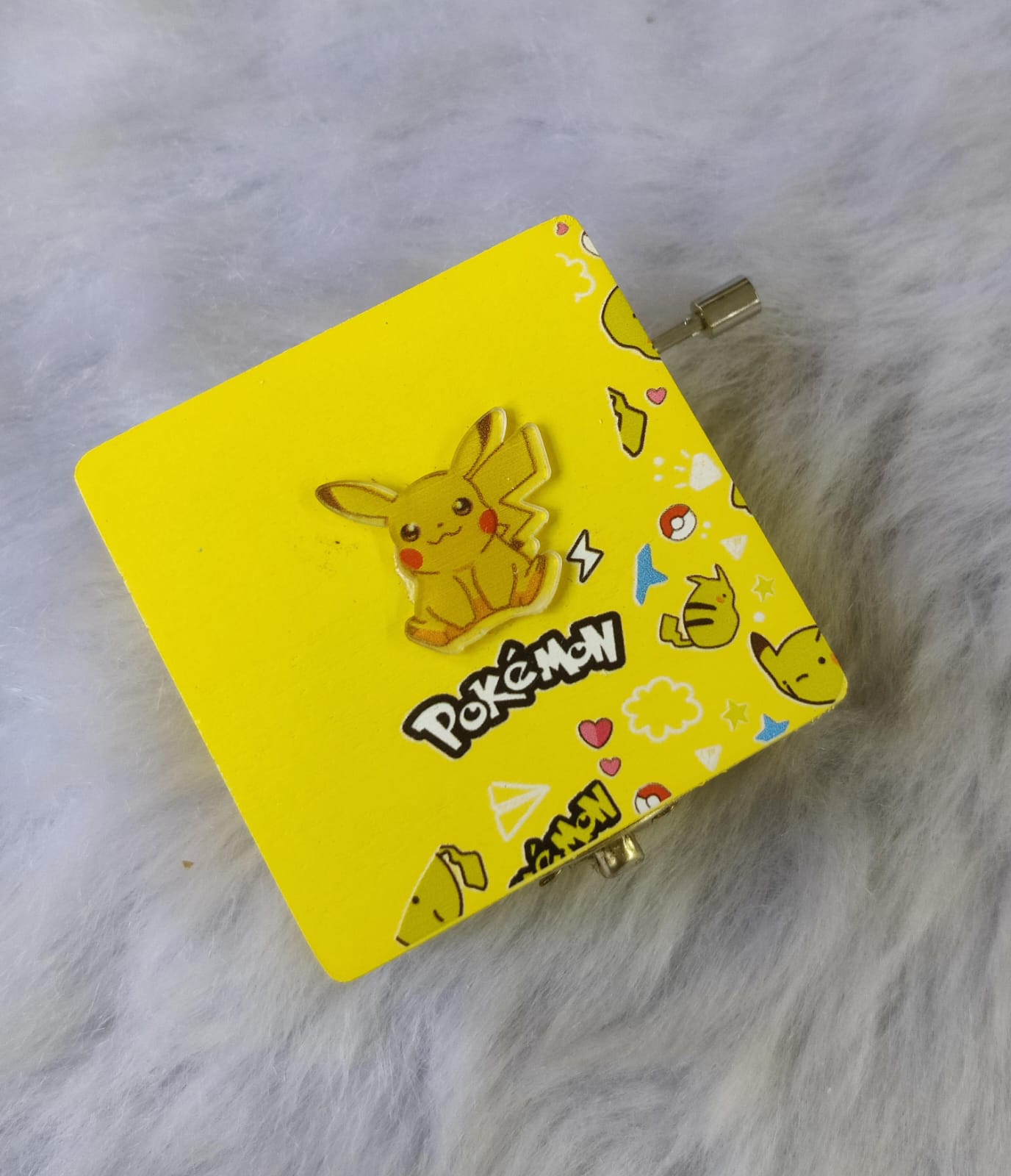 Pokemon Music box with Mirror and Blank Paper (to add note)