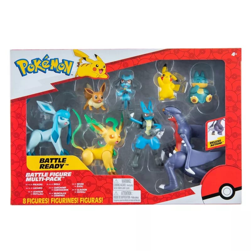 Pokemon Battle Figure Multi-pack Set of 8 Figures - No Cod Allowed On this Product - Prepaid Orders Only.