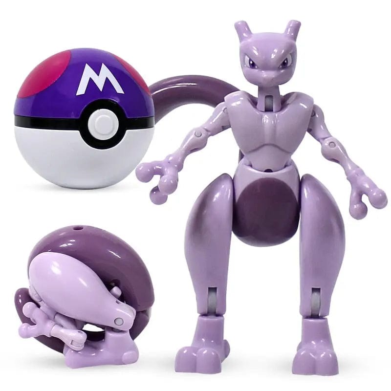 Pokemon Mewtwo Cool Transform With Pokeball Collectable Figure  (No Refund and Replacement allowed as its Seal Packed)