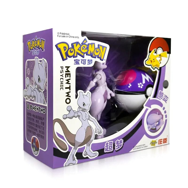 Pokemon Mewtwo Cool Transform With Pokeball Collectable Figure  (No Refund and Replacement allowed as its Seal Packed)