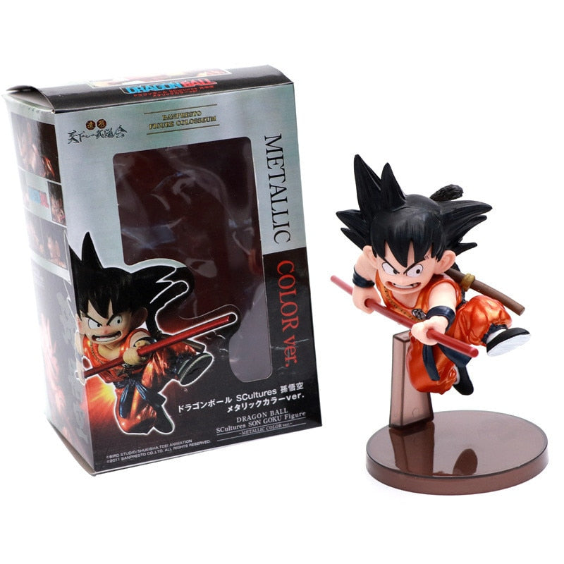 Banpresto Dragonball Scultures Goku Figure Metallic Color