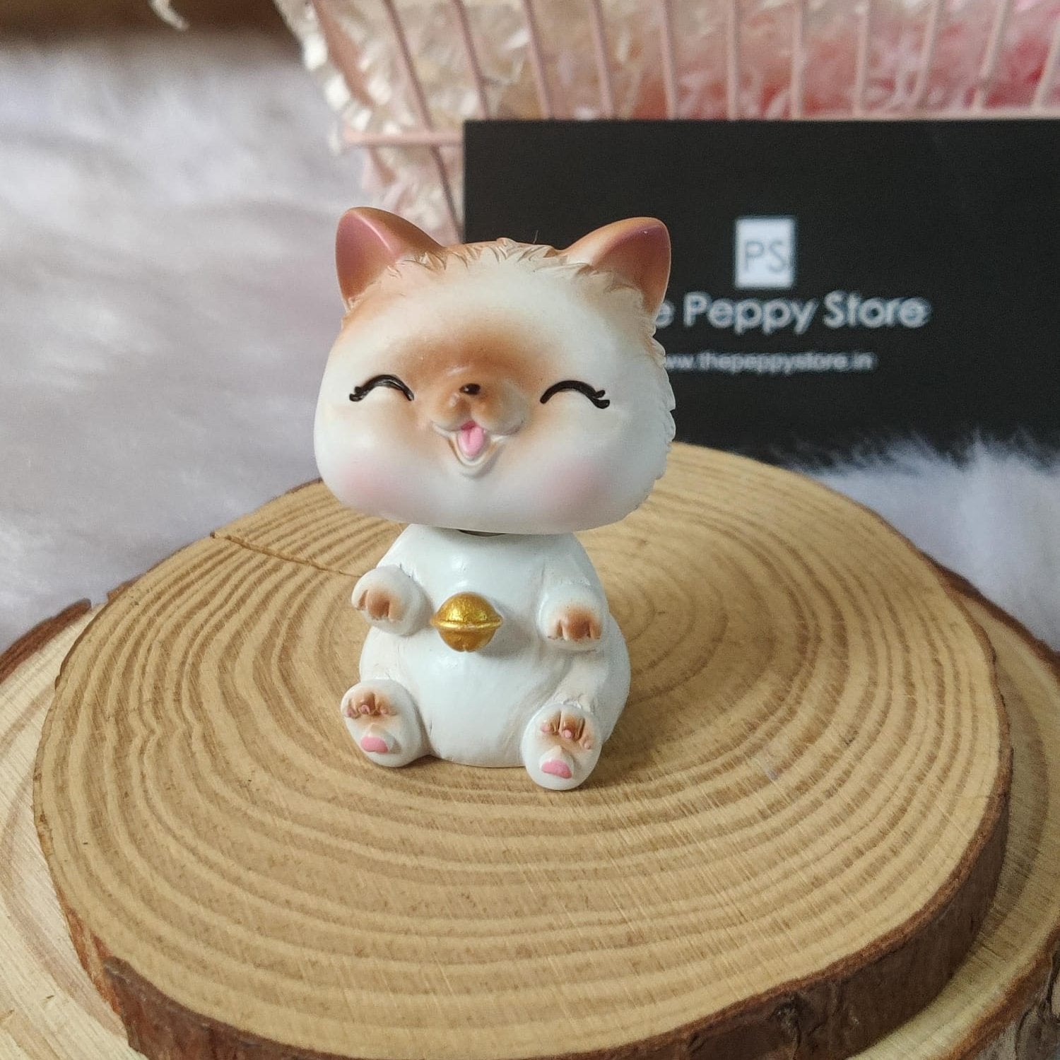 Cute Cat Close Eyes Bobblehead (Choose from Drop Down)