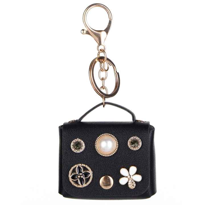 Cute Handbag Keychain With Bagcharm (Select From Drop Down Menu)