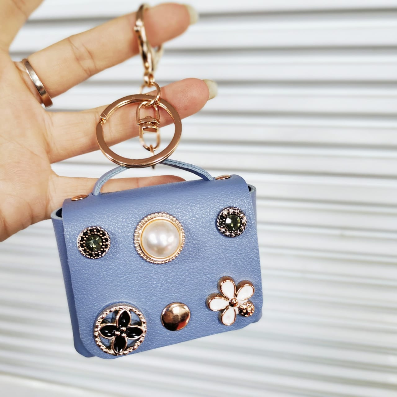 Cute Handbag Keychain With Bagcharm (Select From Drop Down Menu)