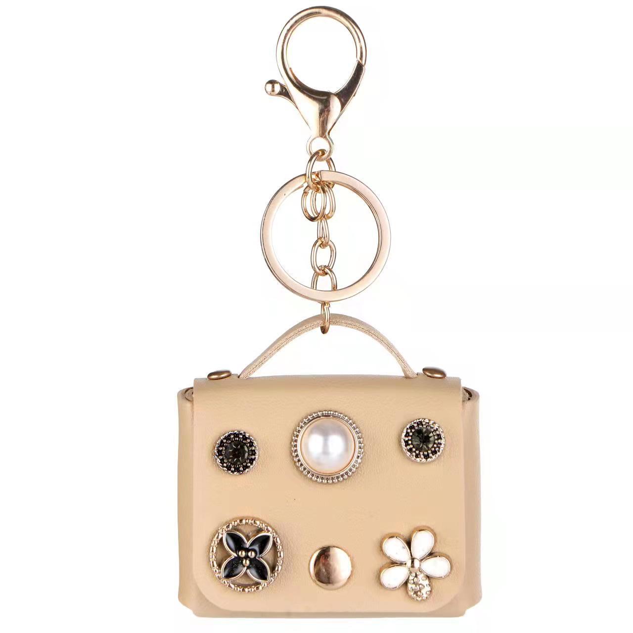 Cute Handbag Keychain With Bagcharm (Select From Drop Down Menu)