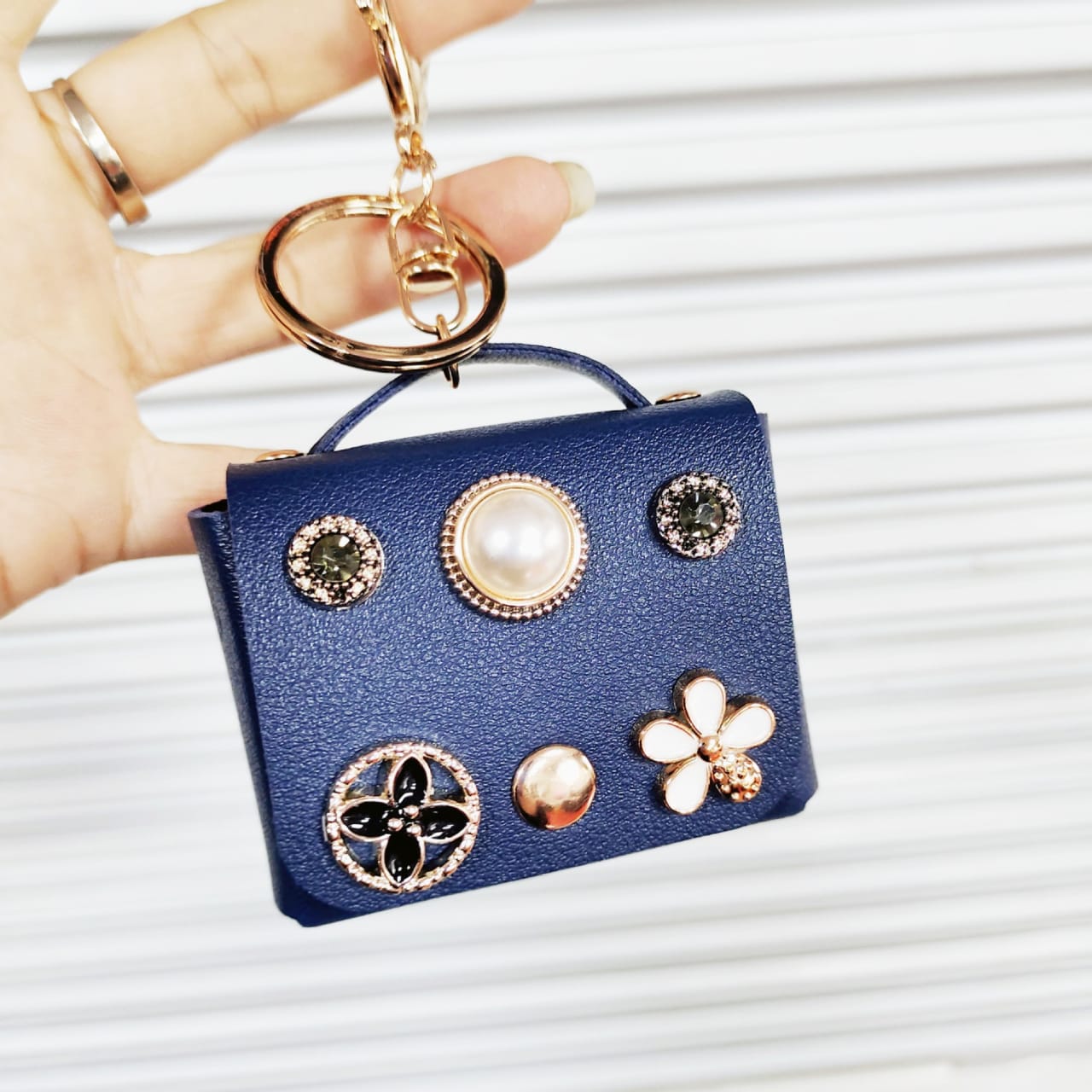 Cute Handbag Keychain With Bagcharm (Select From Drop Down Menu)