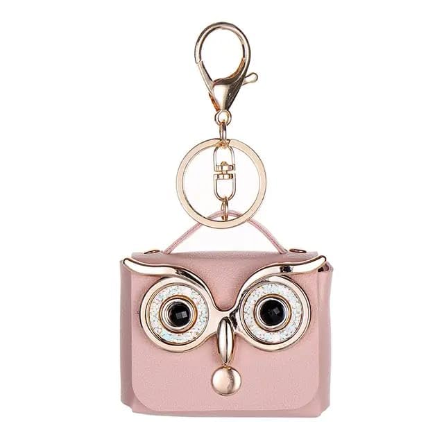 Cute Owl Mask Handbag Keychain With Bagcharm (Select From Drop Down Menu)