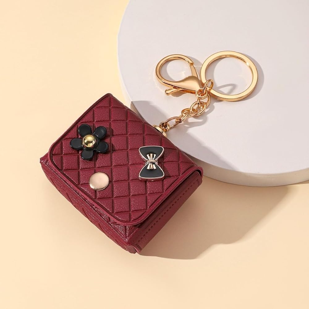 Cute Handbag Keychain With Bagcharm (Choose From Drop Down Menu)