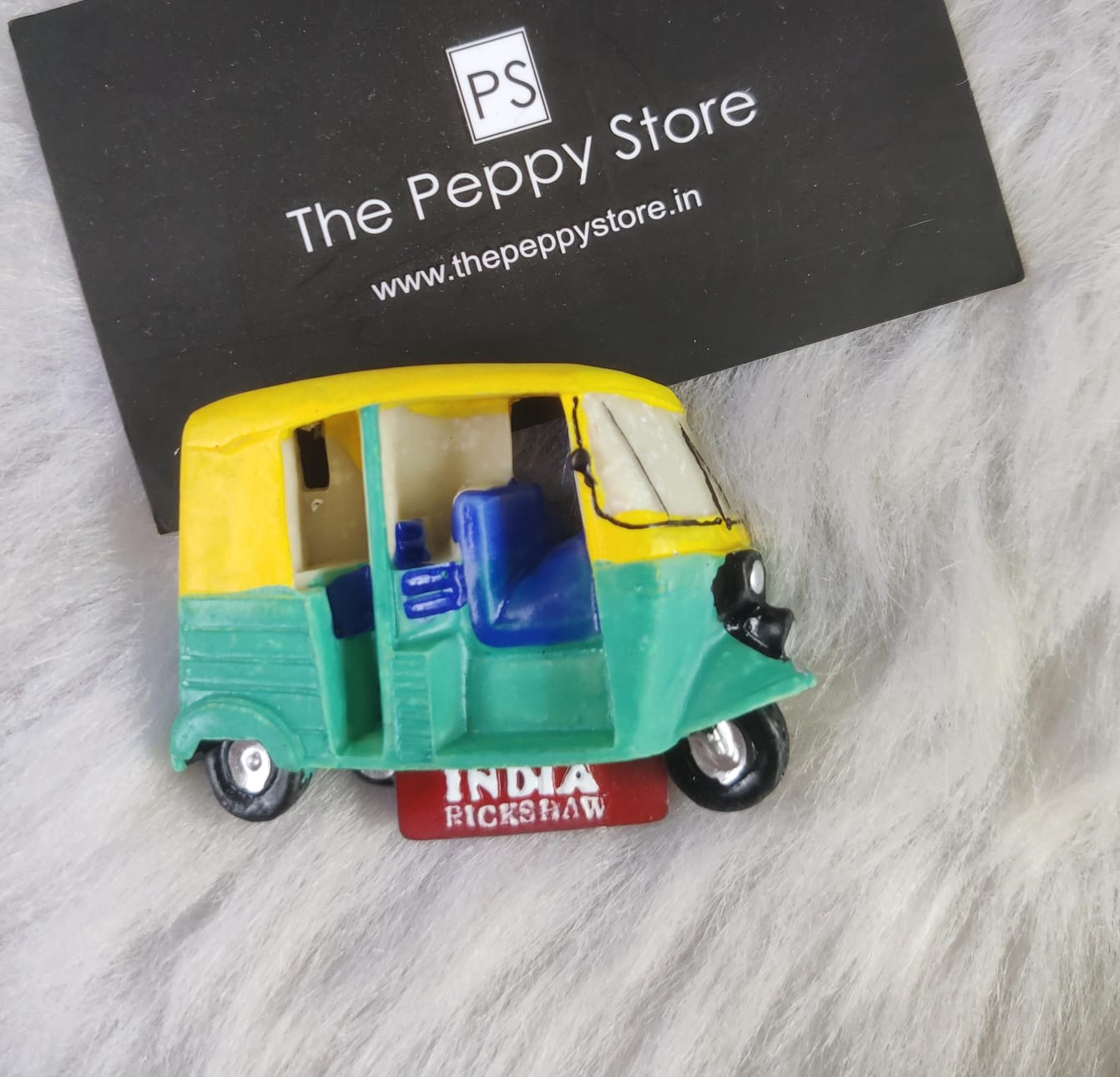 Rickshaw Fridge Magnet