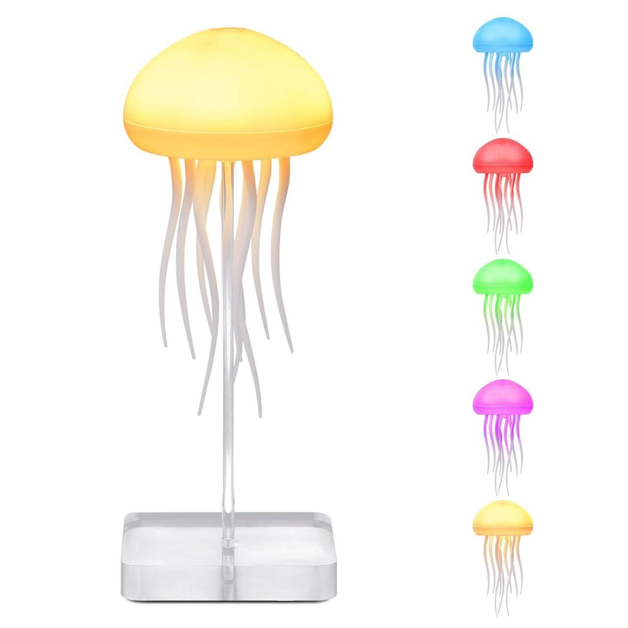 LED Colour Changing Jellyfish Lamp With USB