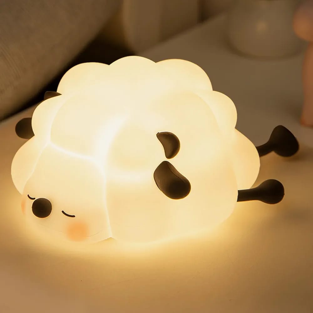 Cute Sleeping Sheep 3D Silicon Touch Lamp