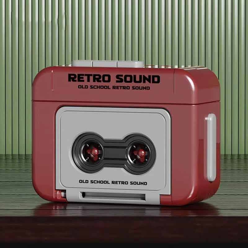 Retro Tape Recorder 3D Keychain With Sound (Select From Drop Down Menu)