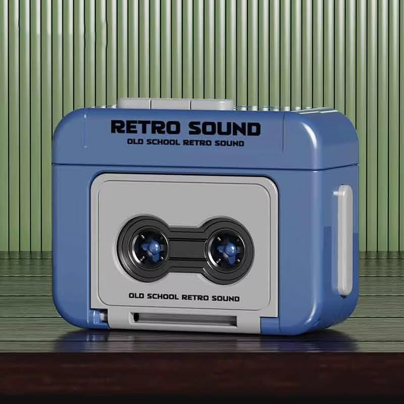 Retro Tape Recorder 3D Keychain With Sound (Select From Drop Down Menu)