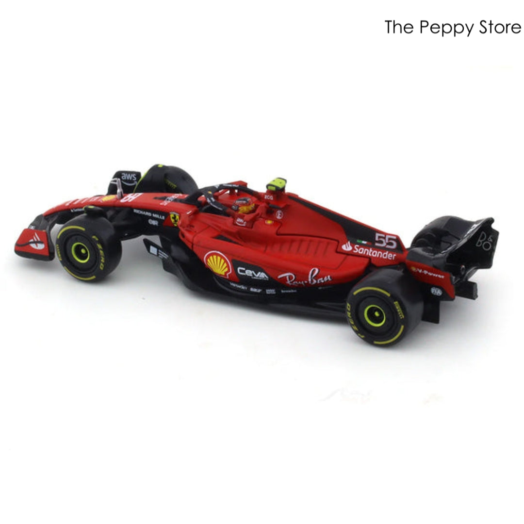 Bburago - 1/43 Diecast Scale Model 2023 Ferrari SF-23 Carlos Sainz