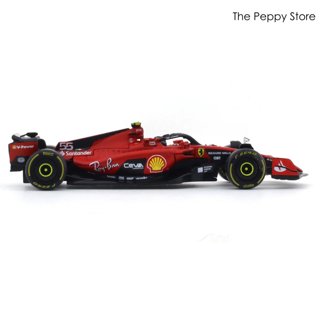 Bburago - 1/43 Diecast Scale Model 2023 Ferrari SF-23 Carlos Sainz