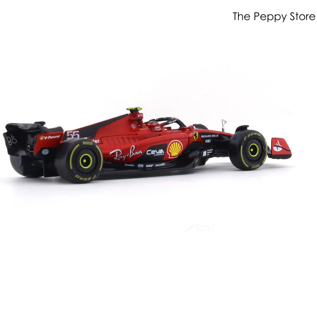 Bburago - 1/43 Diecast Scale Model 2023 Ferrari SF-23 Carlos Sainz