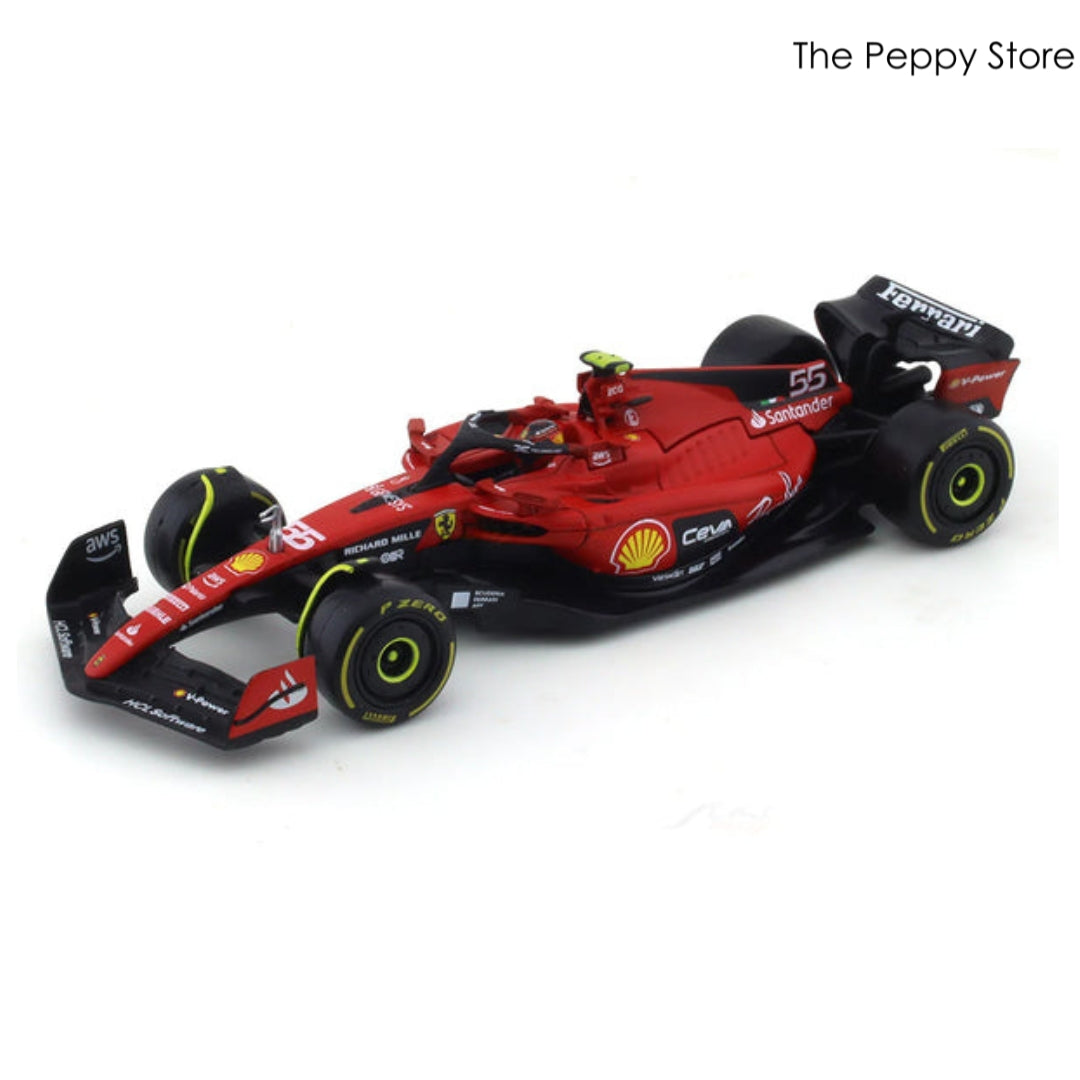 Bburago - 1/43 Diecast Scale Model 2023 Ferrari SF-23 Carlos Sainz