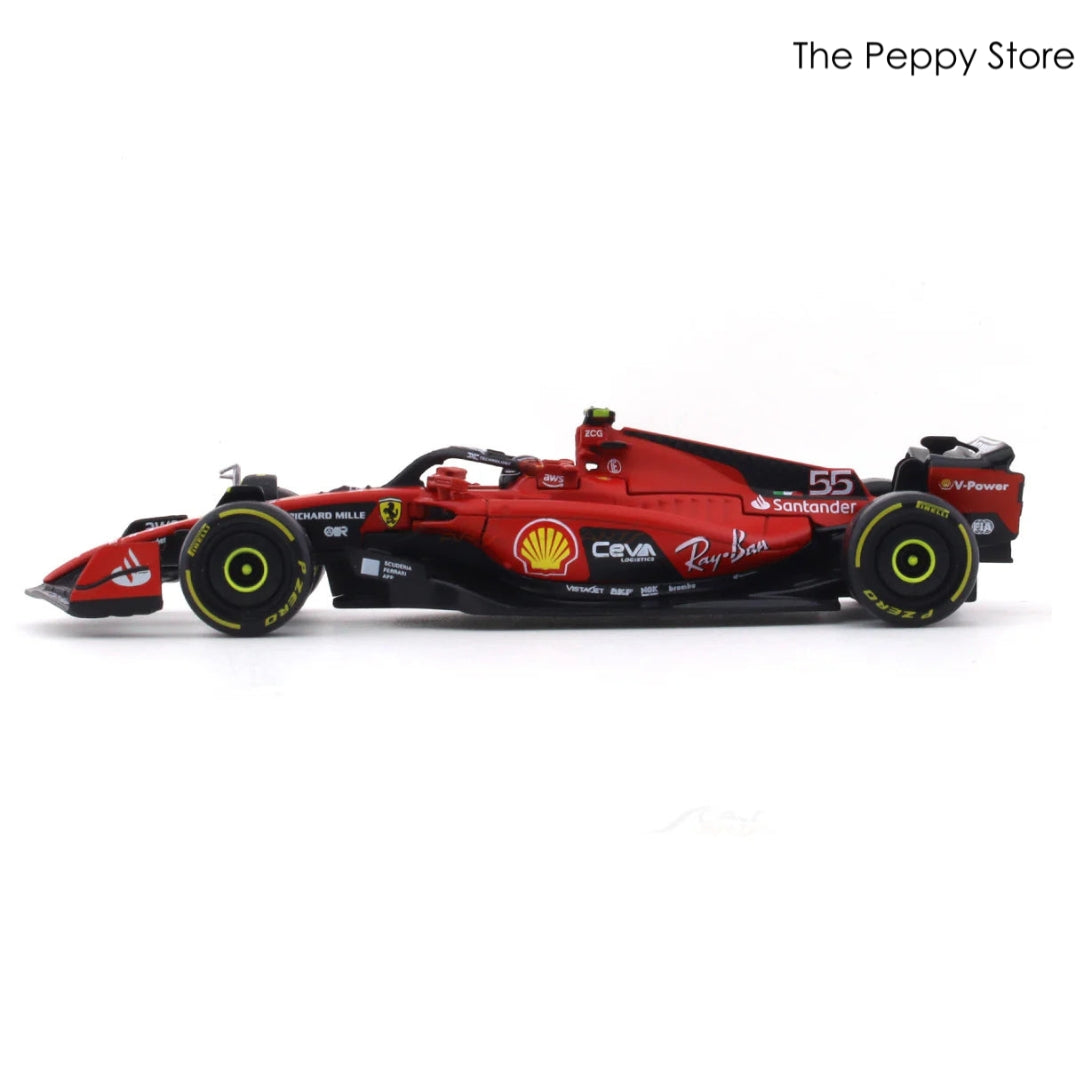 Bburago - 1/43 Diecast Scale Model 2023 Ferrari SF-23 Carlos Sainz