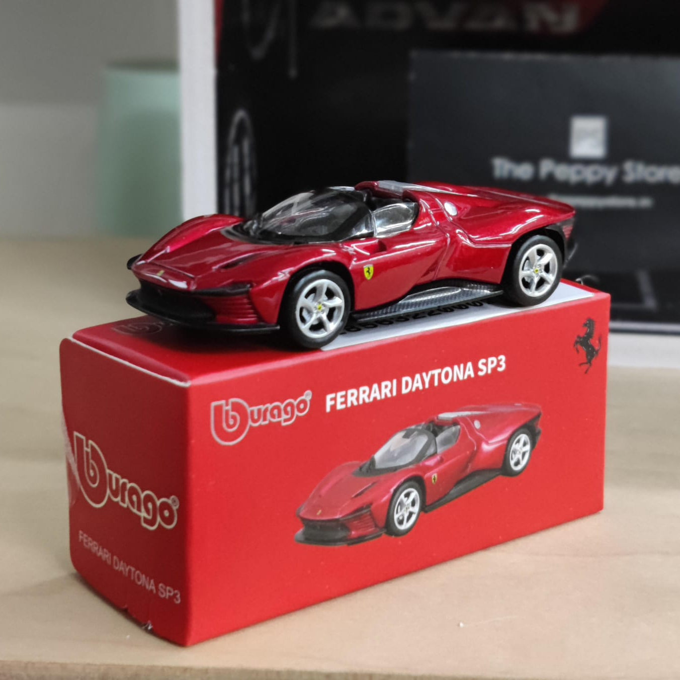 Official Bburago Ferrari Daytona SP3  - 1 : 64 Diecast Scale Model