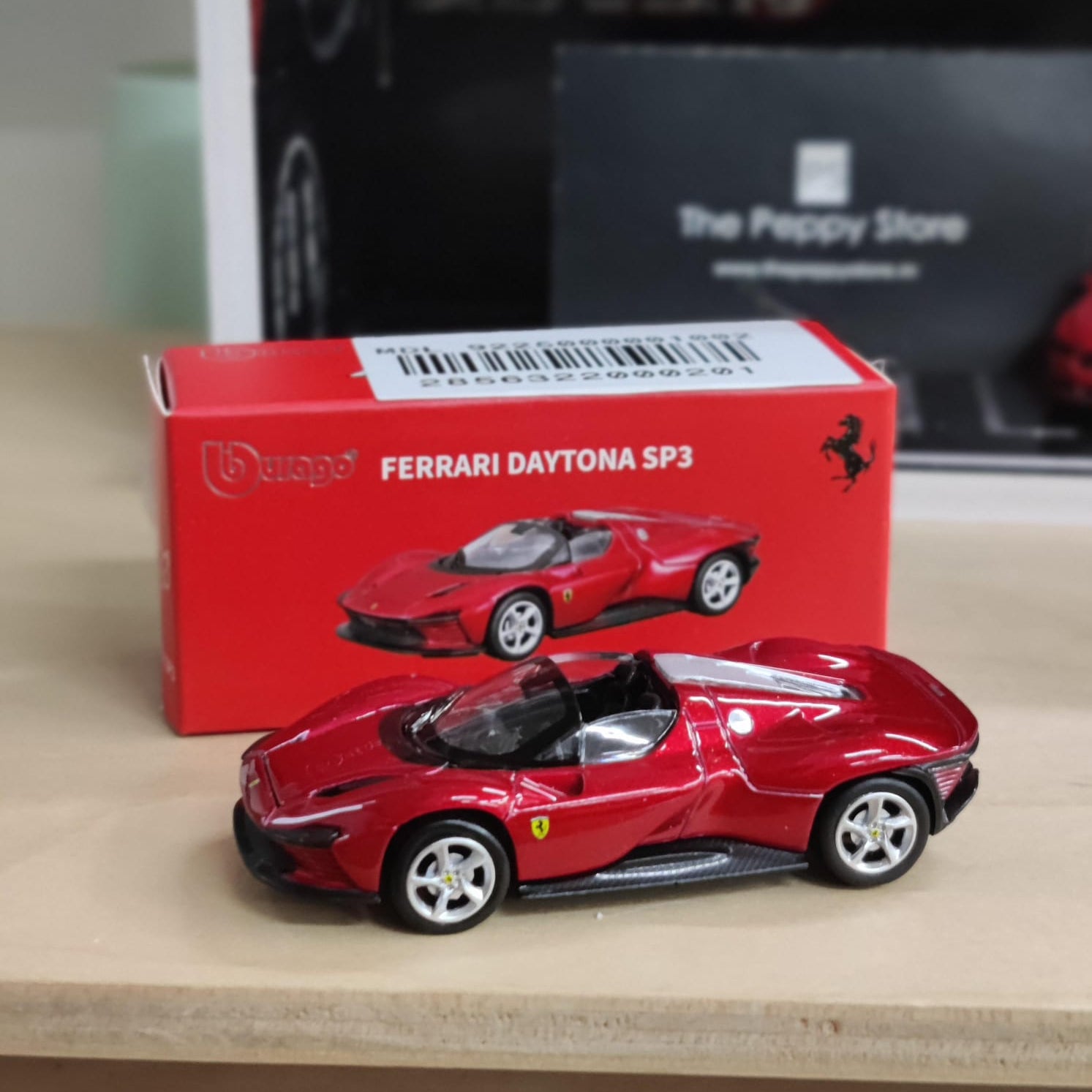 Official Bburago Ferrari Daytona SP3  - 1 : 64 Diecast Scale Model