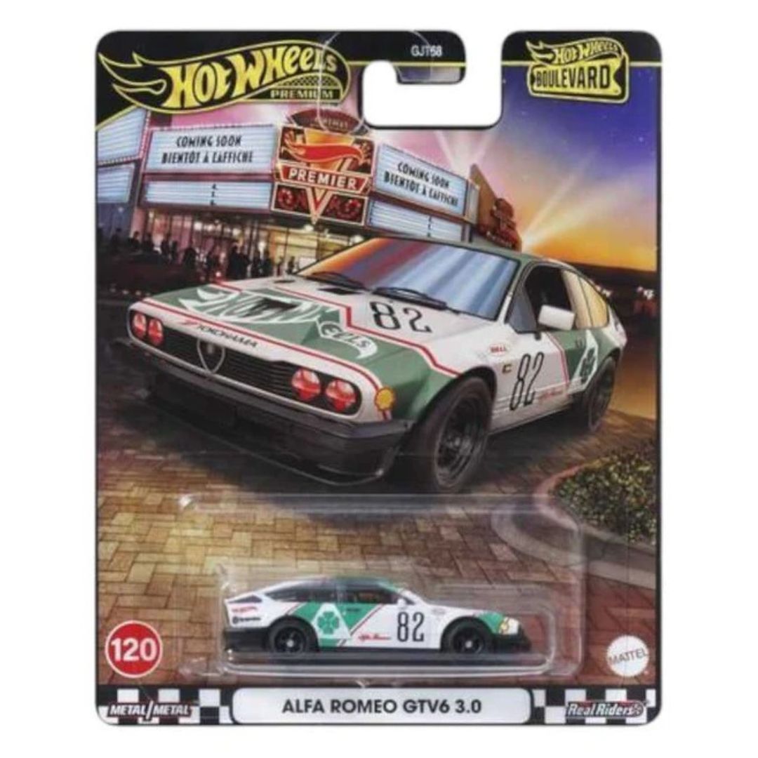 Hot Wheels Premium Imported 2025 Boulevard Exclusive Collection - Alfa Romeo GTV6 3.0