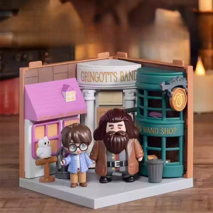 Official Harry Potter and the Socerer's Stone Figure Series 3D DIY Building Block Kit - Magical Diagon Alley Toy Decoration - No Cod Allowed On this Product - Prepaid Orders Only