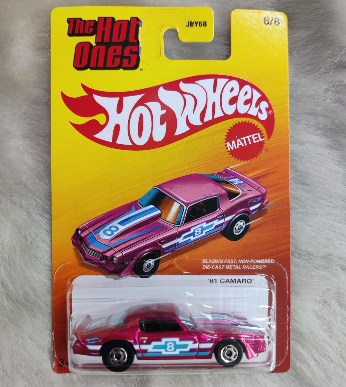 Hot Wheels The Hot Ones - Scale 1:64 2025 Blazing Fast Die-Cast Metal Racers   - Set Of 8
