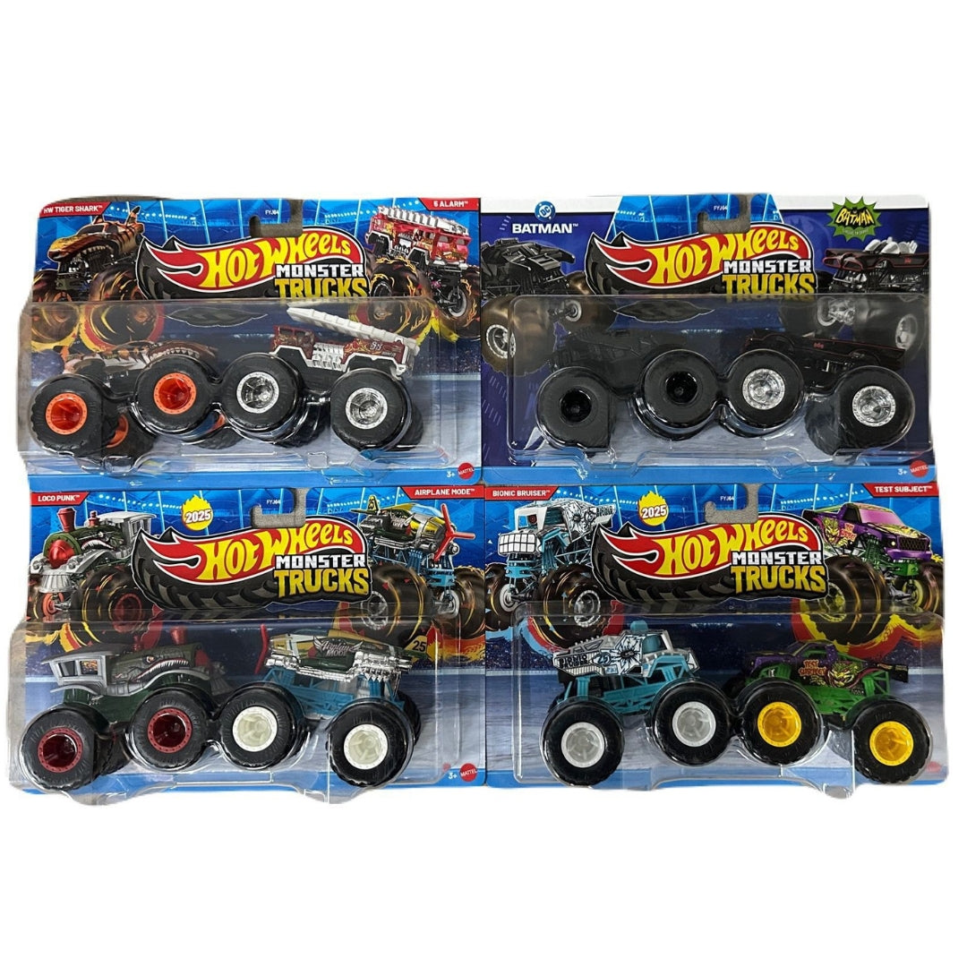 Hot Wheels Demolition Doubles 2025 Monster Trucks - Set Of 4
