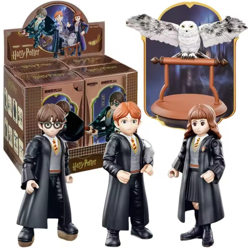 Official Harry Potter 3D DIY Figure Series - Set Of 4 Building Block Kit Toy Decoration - No Cod Allowed On this Product - Prepaid Orders Only