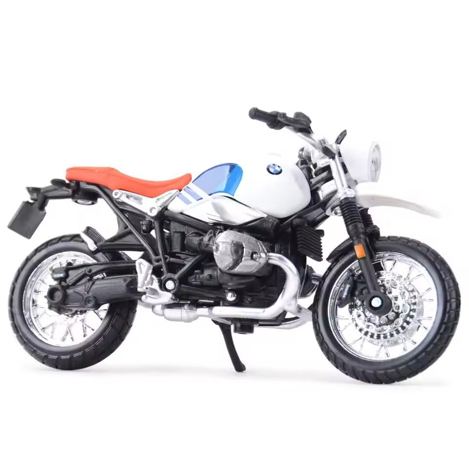 Bburago - 1 : 18 Diecast Scale Model -  Official Licensed Product - BMW R nineT Urban GS