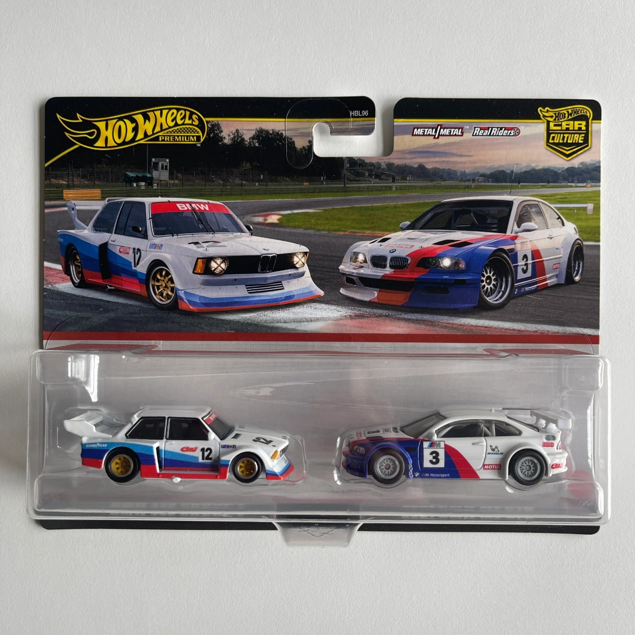 Hot Wheels premium 1/64 Car Culture Team Transport 2024 (HBl96-9C6F) - Hot Wheels Premium Car Culture Bmw Race Cars 2-Pack, 1:64 Scale Toy Cars For The Adult Collector