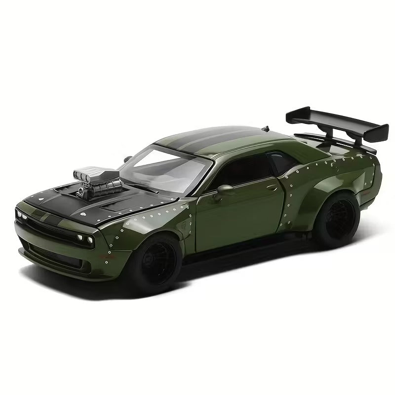 Scale 1 : 36 Official Licensed CCA Cool-Chic Auto 2-In-1 2022 Dodge Challenger SRT Jailbreak Diecast Metal Model Car