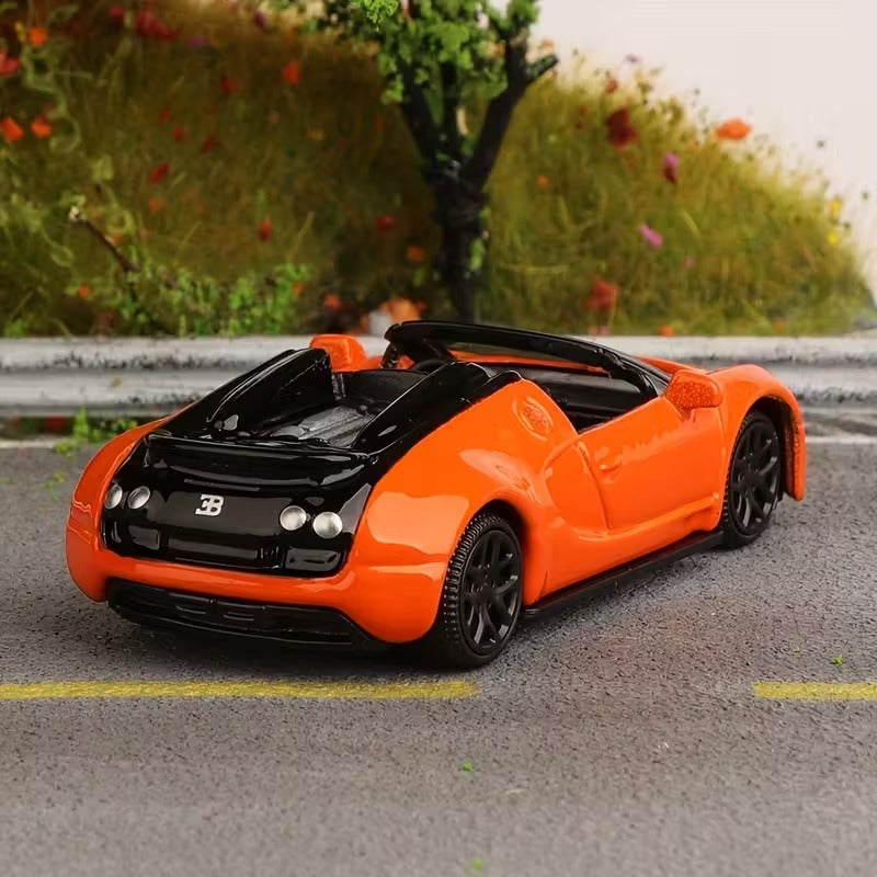 Official Bburago Bugatti Veyron 16.4 Grand Sport Vitesse - 1 : 64 Diecast Scale Model