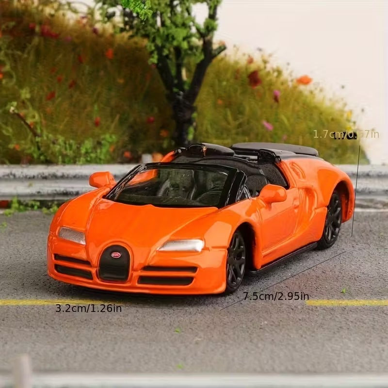 Official Bburago Bugatti Veyron 16.4 Grand Sport Vitesse - 1 : 64 Diecast Scale Model
