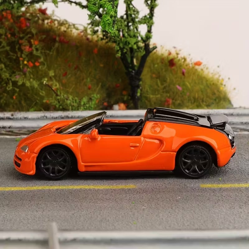 Official Bburago Bugatti Veyron 16.4 Grand Sport Vitesse - 1 : 64 Diecast Scale Model