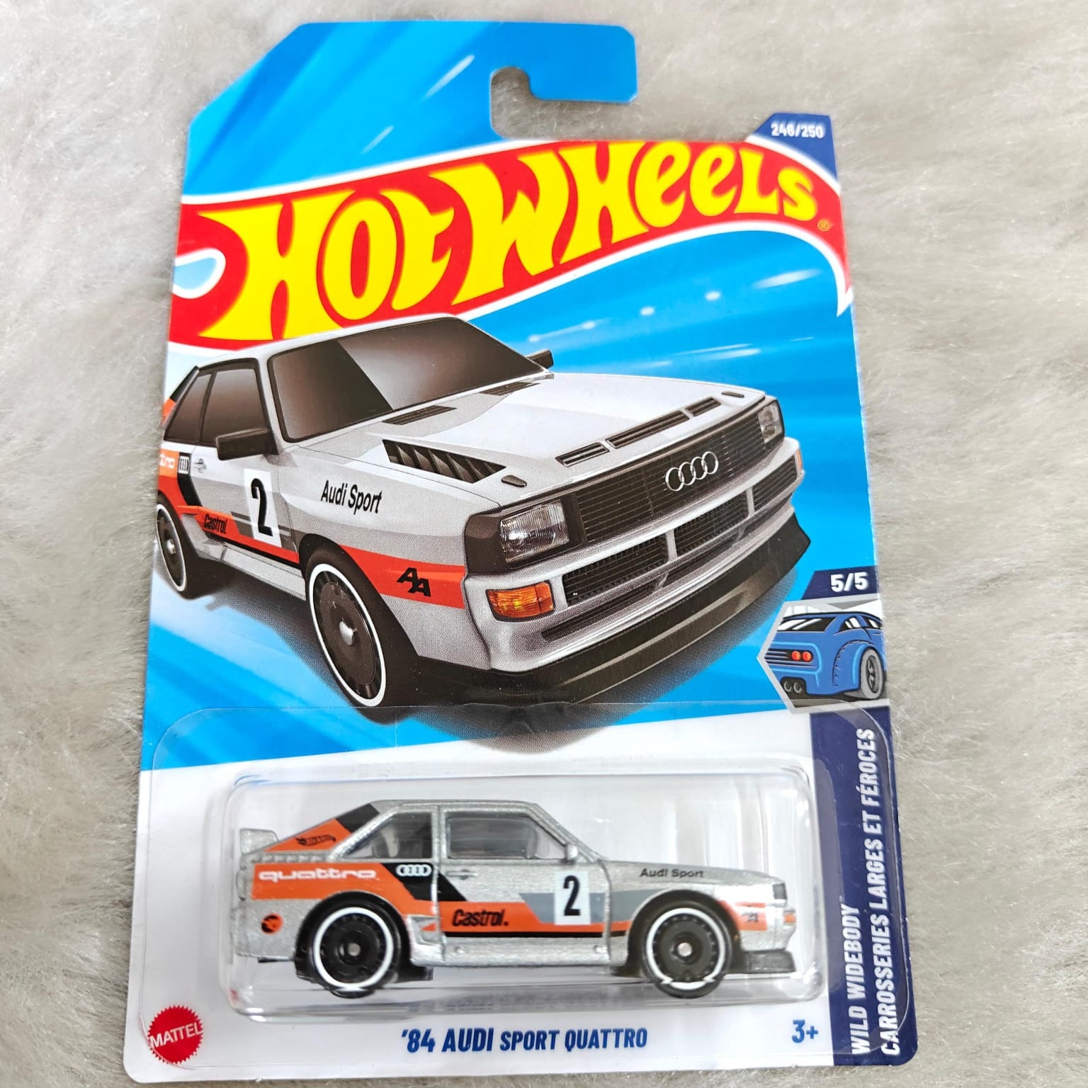 Hot Wheels P Case Vehicle Collection - Treasure Hunt '84 Audi Sport Quattro