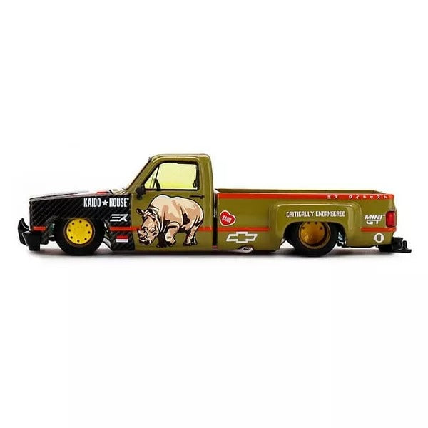 Imported Kaido House x Mini GT - Chevrolet Silverado "Sumatran Rhino" Kaido x Mizu Diecast