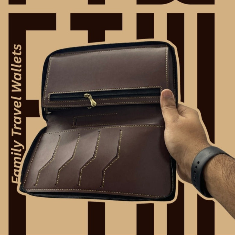 Personalised Family Travel Wallets (No Cod Allowed On This Product) - Prepaid Order Only
