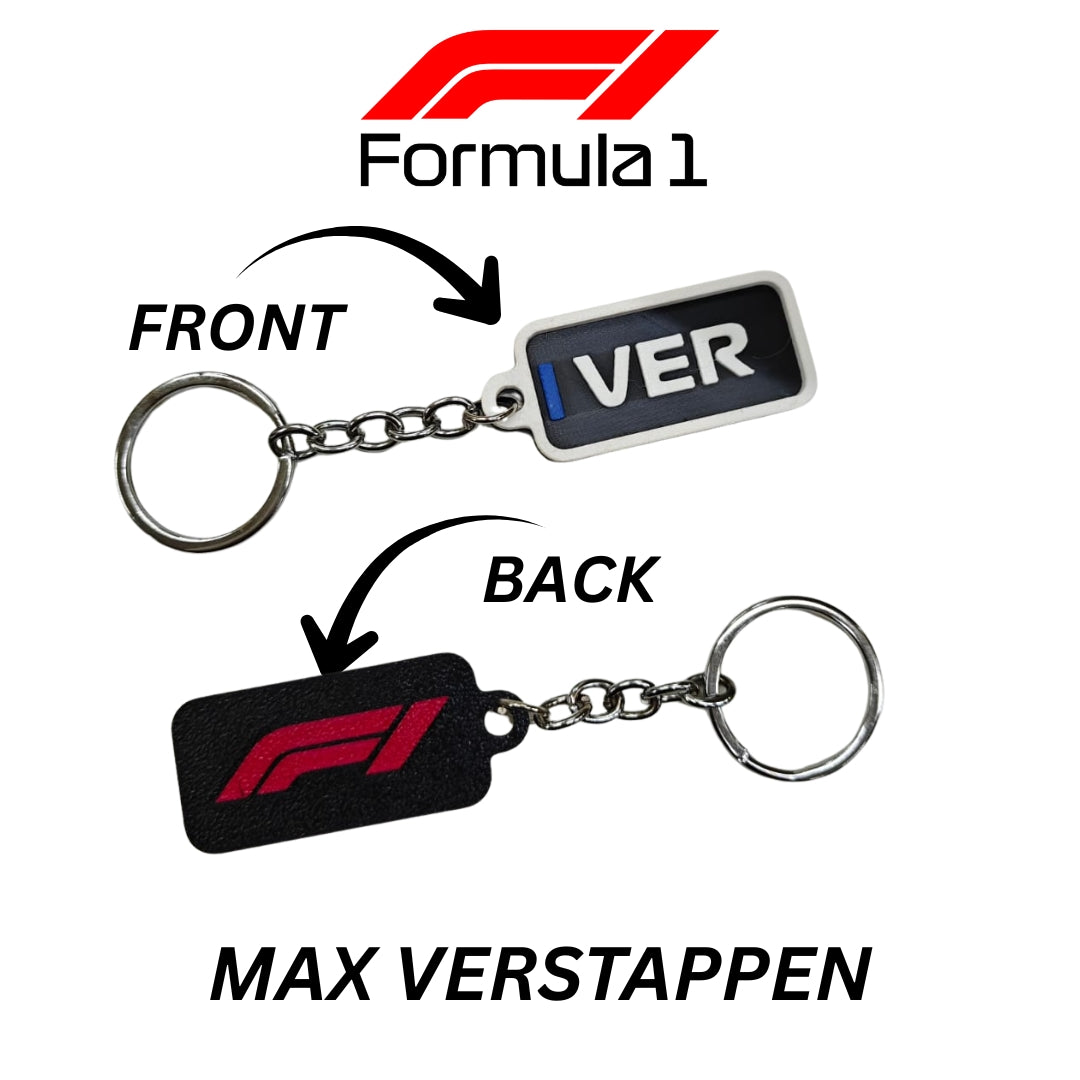 F1 Max Verstappen Keychain