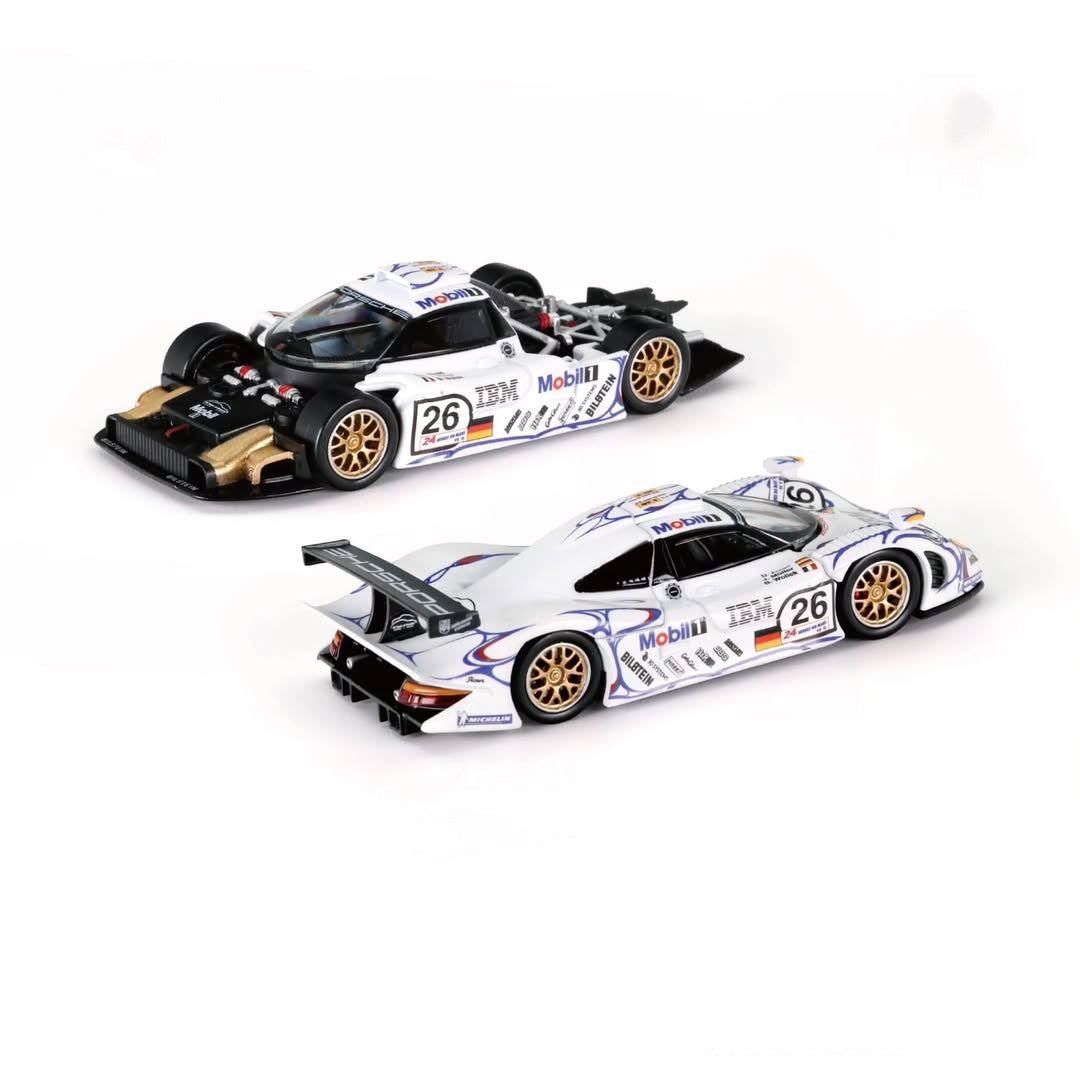 Porsche 911 GT1 LM&EVO 1/64セット Trend Hobby Scale 1 : 64 Die Cast Model - Porsche GT1 Le Mans LM