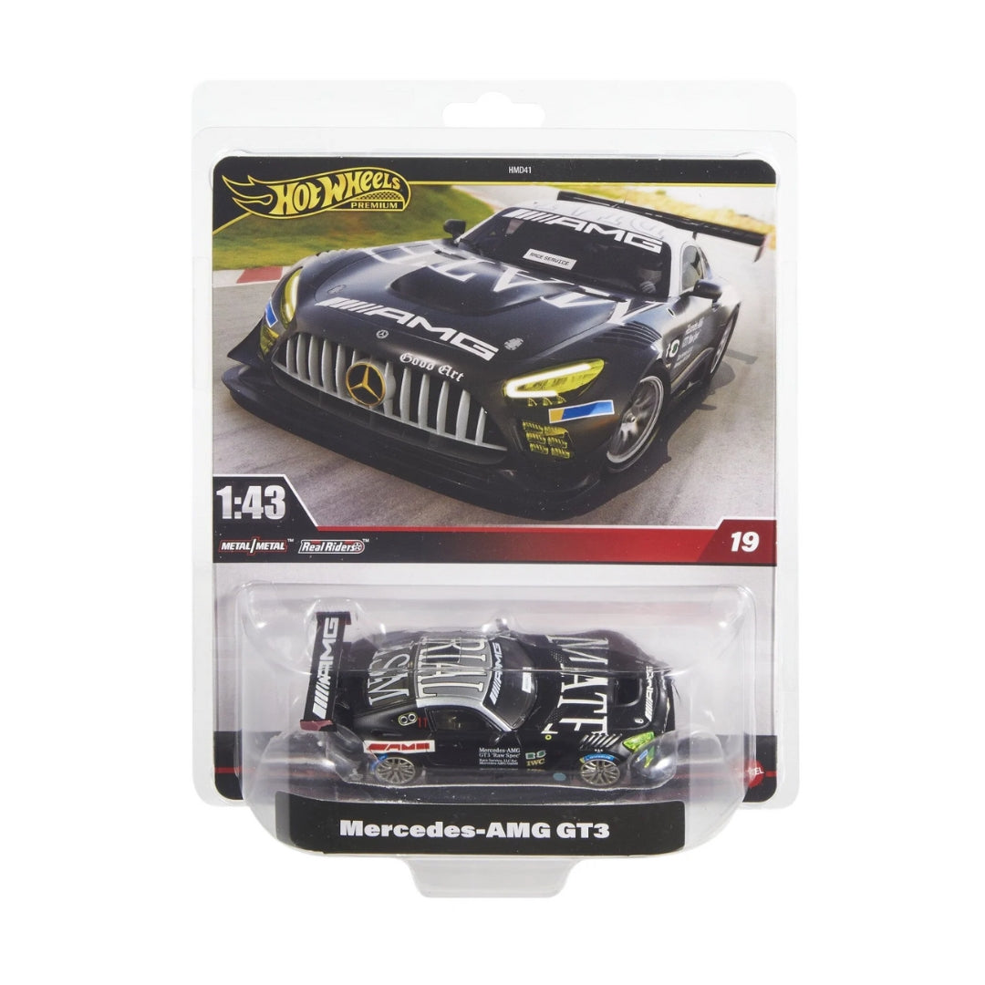 Hot Wheels Scale 1:43 Premium Vehicle Exclusive Collection - Mercedes AMG GT3